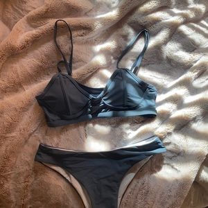 Dark gray bathing suit